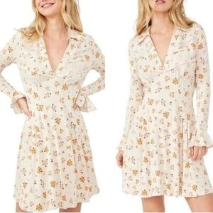Free people good days mini dress cream